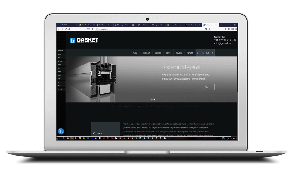 Design lab Welt - web dizajn Gasket
